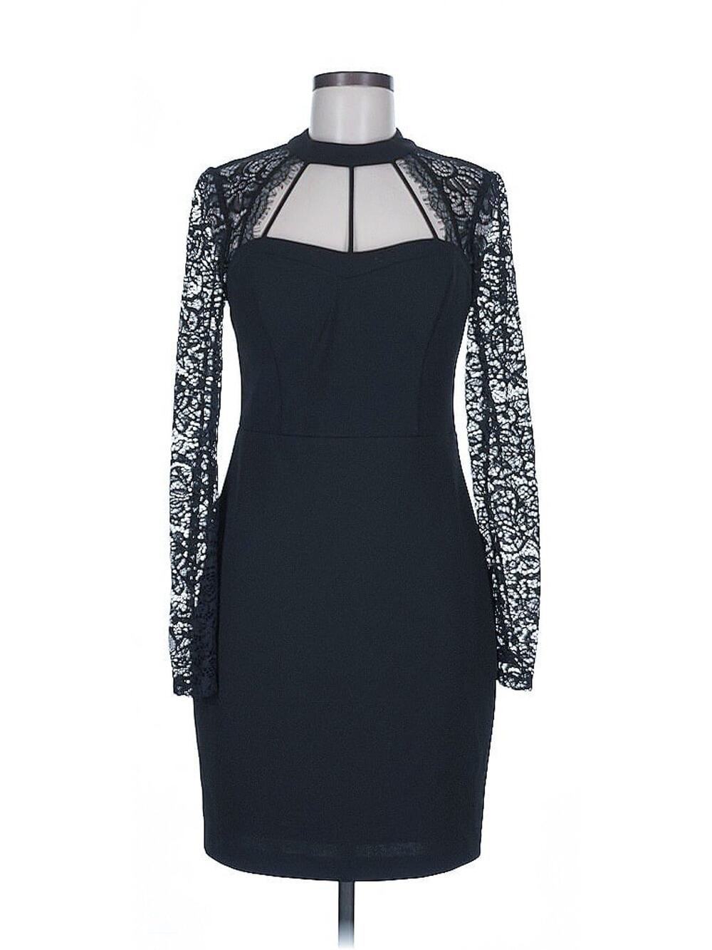 Small Medium US 6 Guess Los Angeles Women’s Sexy Push Up Lace Cocktail Dress New